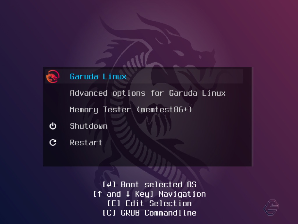 Garuda KDE Dr460nized 2022 installation guide