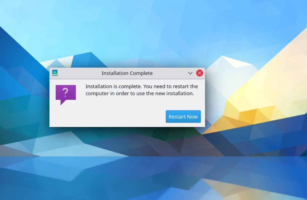 Kubuntu 21.10 installation guide