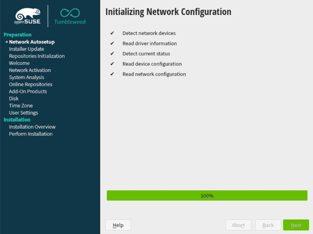OpenSUSE Tumbleweed installation guide