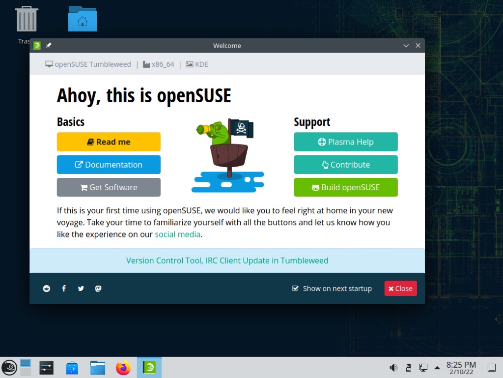 OpenSUSE Tumbleweed installation guide